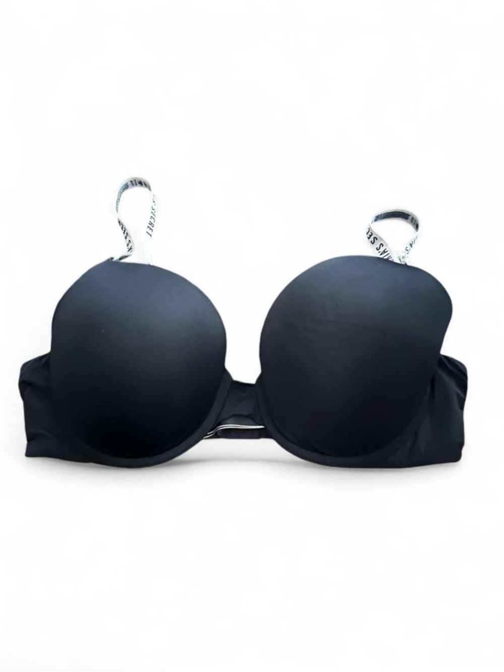 Victoria’s Secret black t-shirt push-up bra